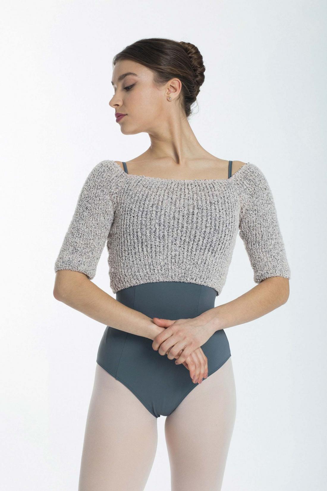 Warm up Intermezzo Crop Top dance ballet sweater