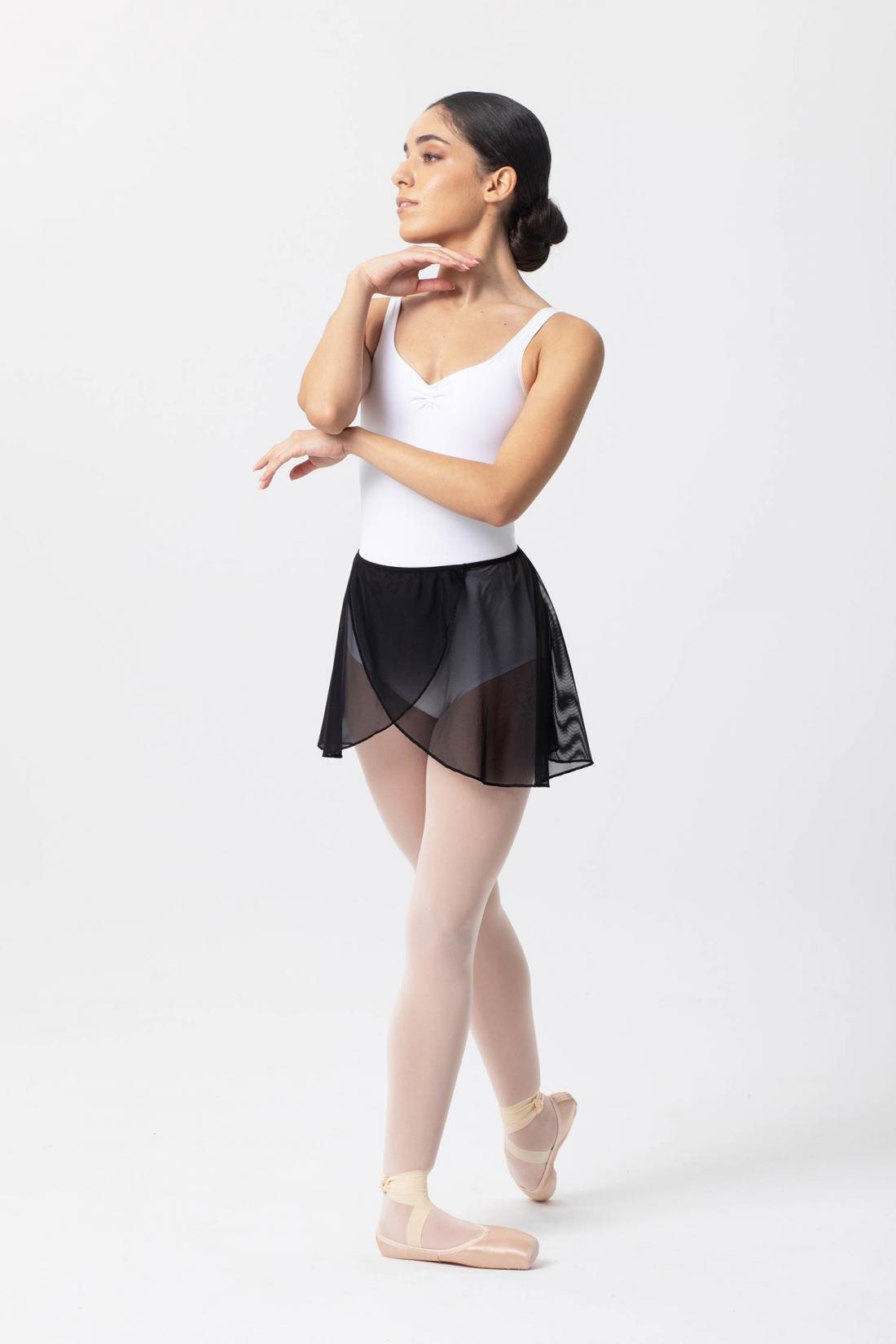 Intermezzo Wrap Ballet black skirt with elastic waist