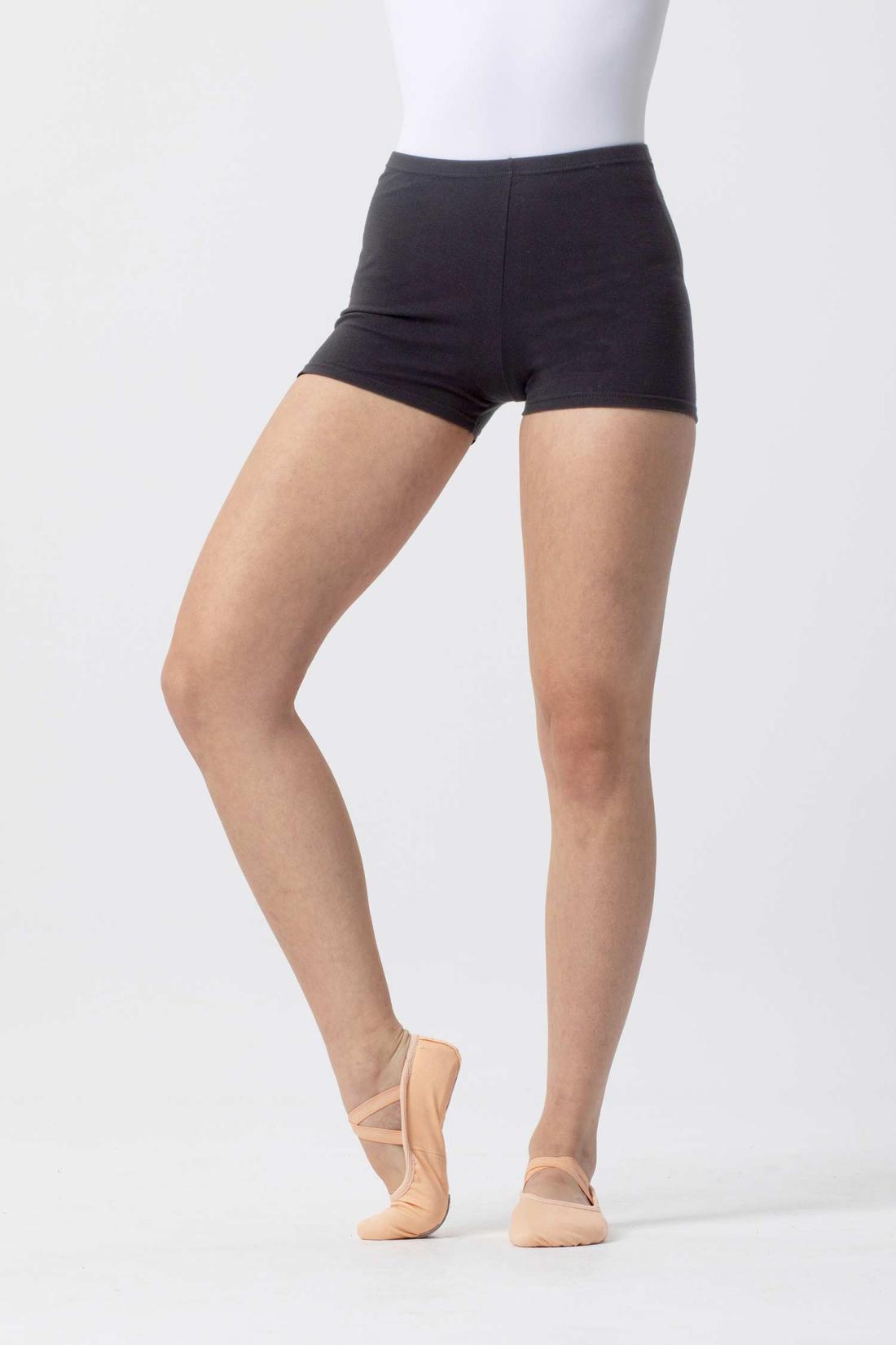 Schwarze Shorts mit halbhoher Taille aus Bio-Baumwolle von Intermezzo