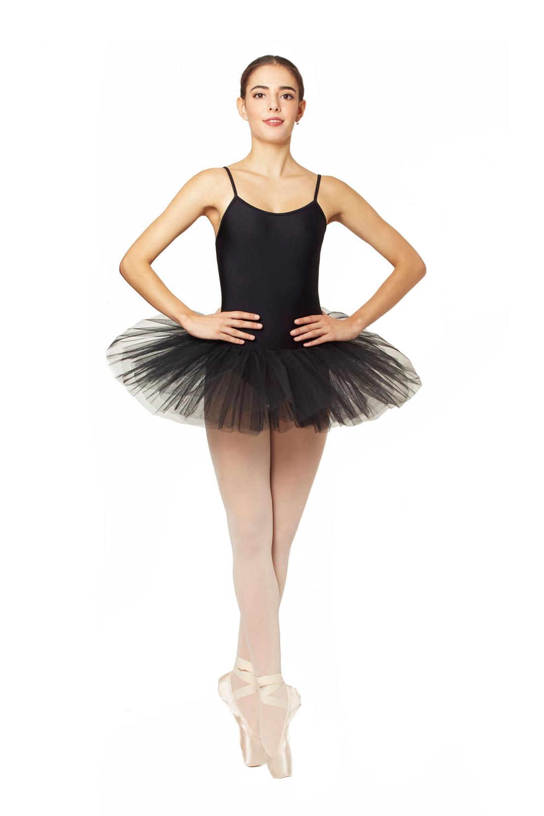 Tutú Básico de Ballet para niña en tejido de Espuma 4 capas de tul Intermezzo danza