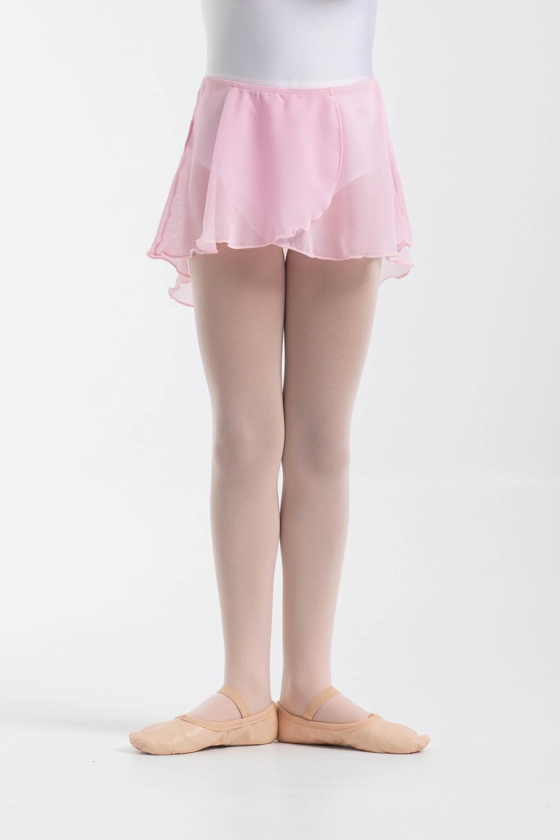 Falda Ballet Giselle cruzada con goma y costuras laterales de gasa Intermezzo