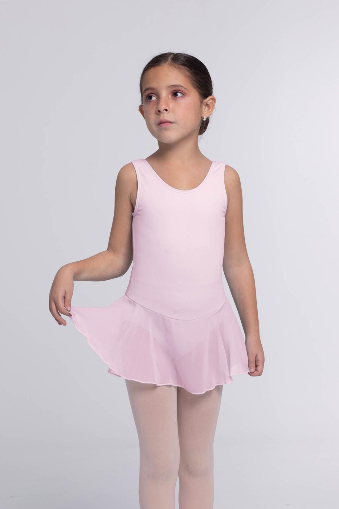 Vestido sin mangas de ballet para niña de Meryl con falda de gasa de Intermezzo
