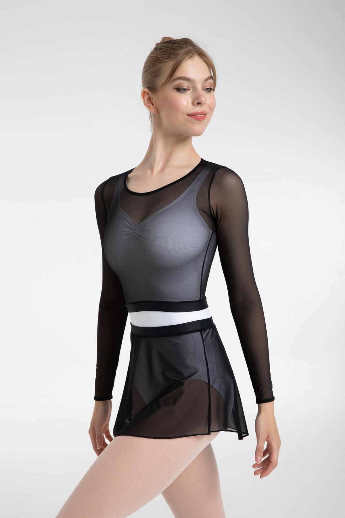 Anabella Mesh Skirt with Meryl waistband for ballet dance Intermezzo