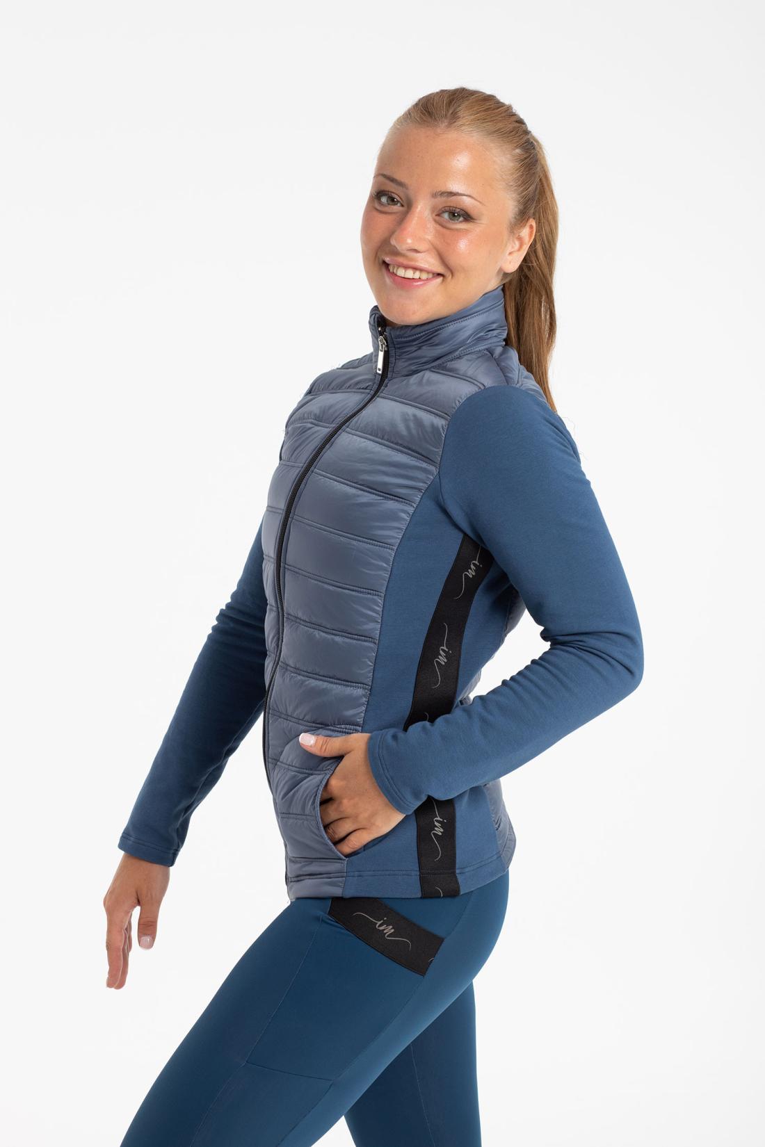 Azuzena padded jacket combined with plush fabric Intermezzo ballet dance skating