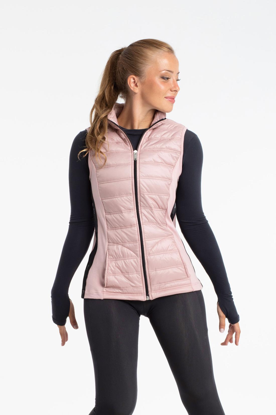 Apolo padded vest combined with plush fabric Intermezzo ballet dance skating