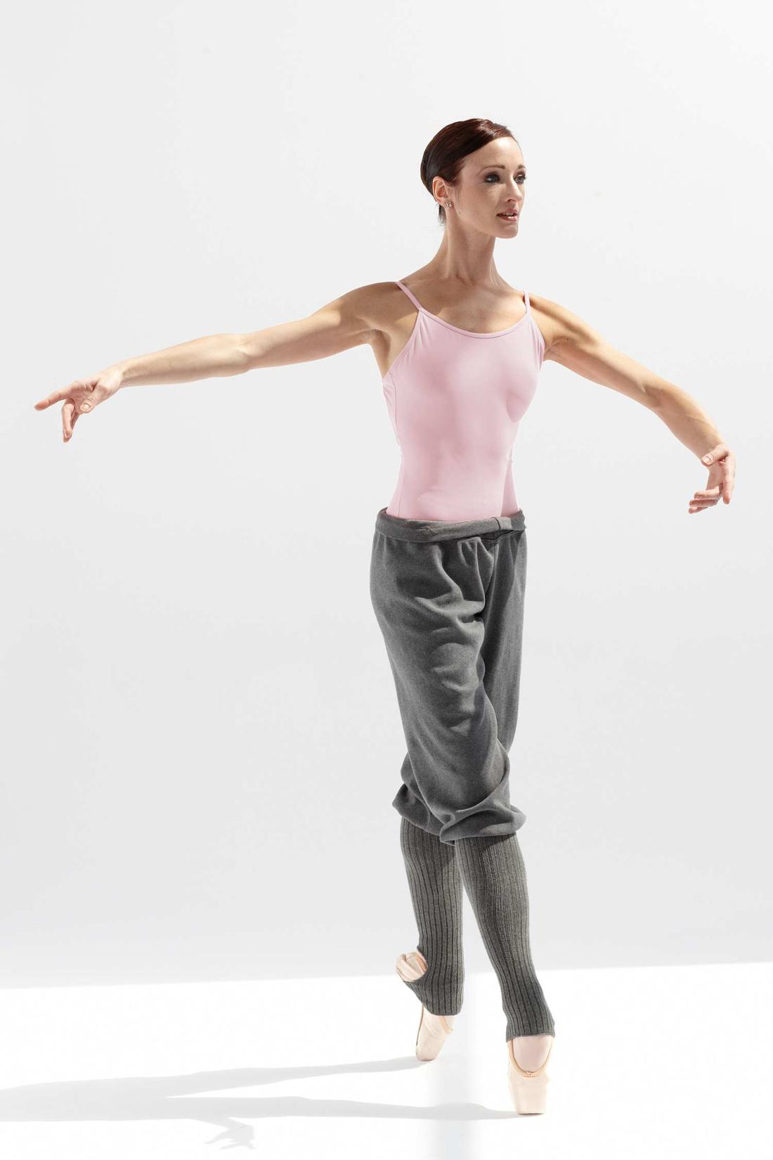 Warm up Intermezzo Cotton Pants with ankle legwarmers ballet dancewear