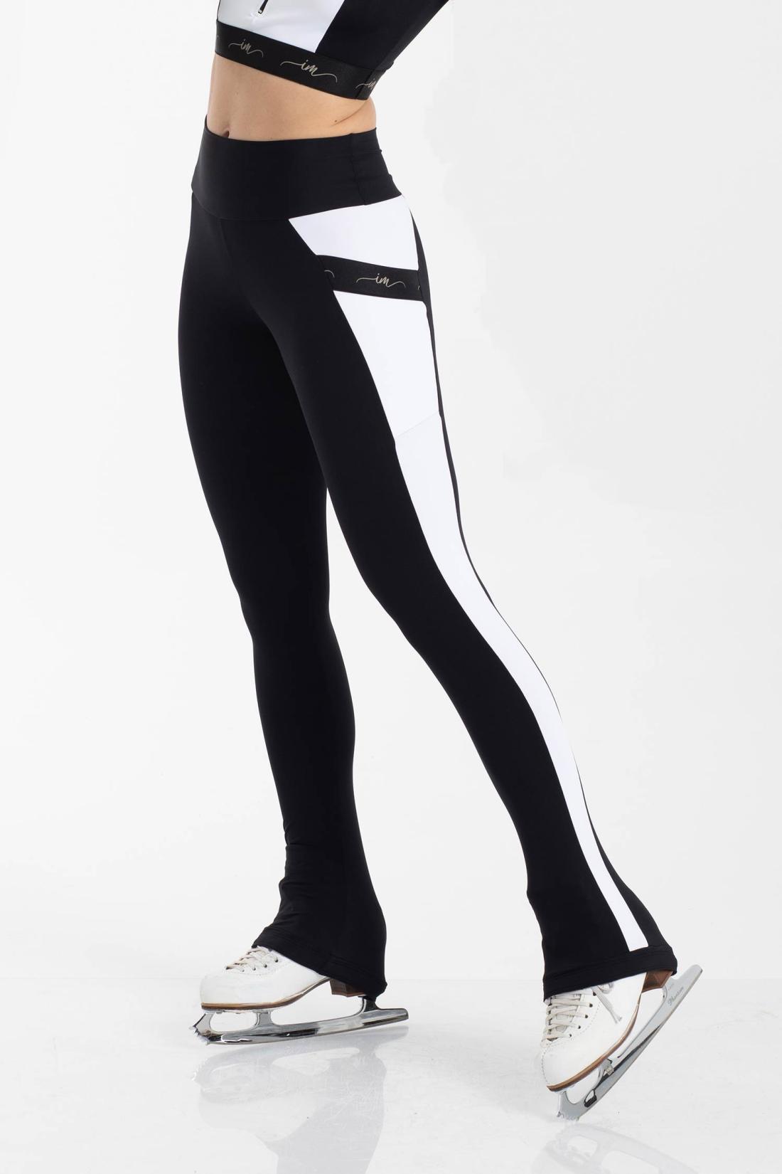 Bicolor Bea Heel cover Leggings with brushed fabric for Artistic Skating by Intermezzo