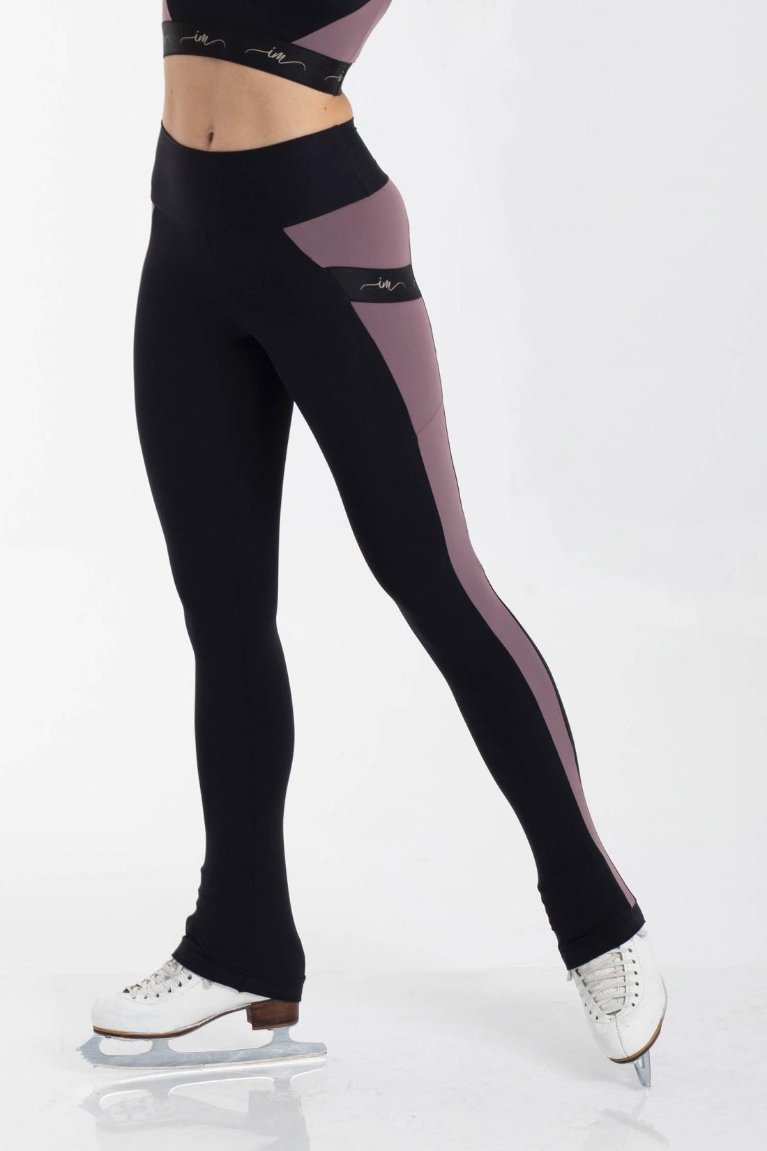 Bicolor Bea Heel cover Leggings with brushed fabric for Artistic Skating by Intermezzo