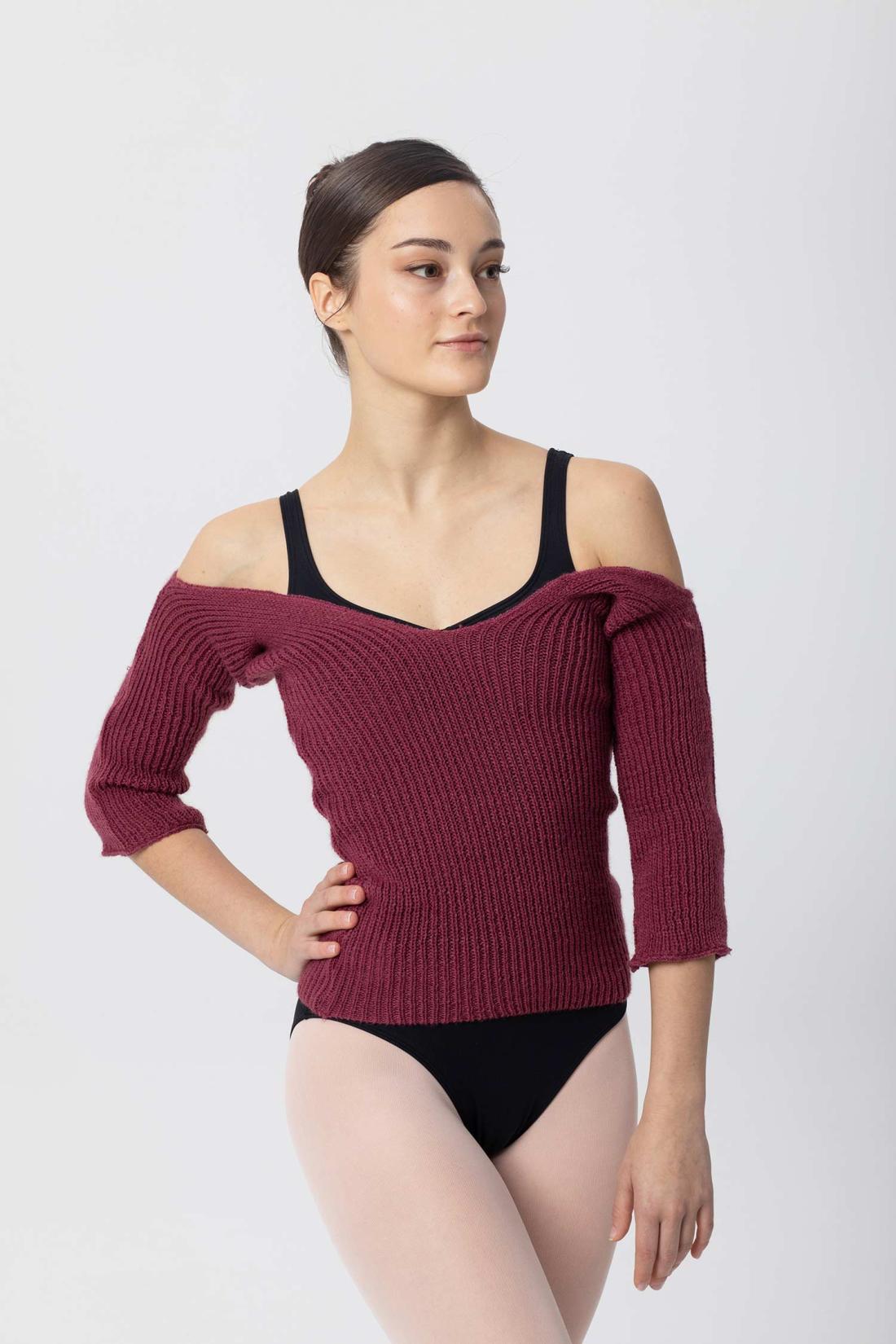 Warm up Crop Sweater Intermezzo ballet dance