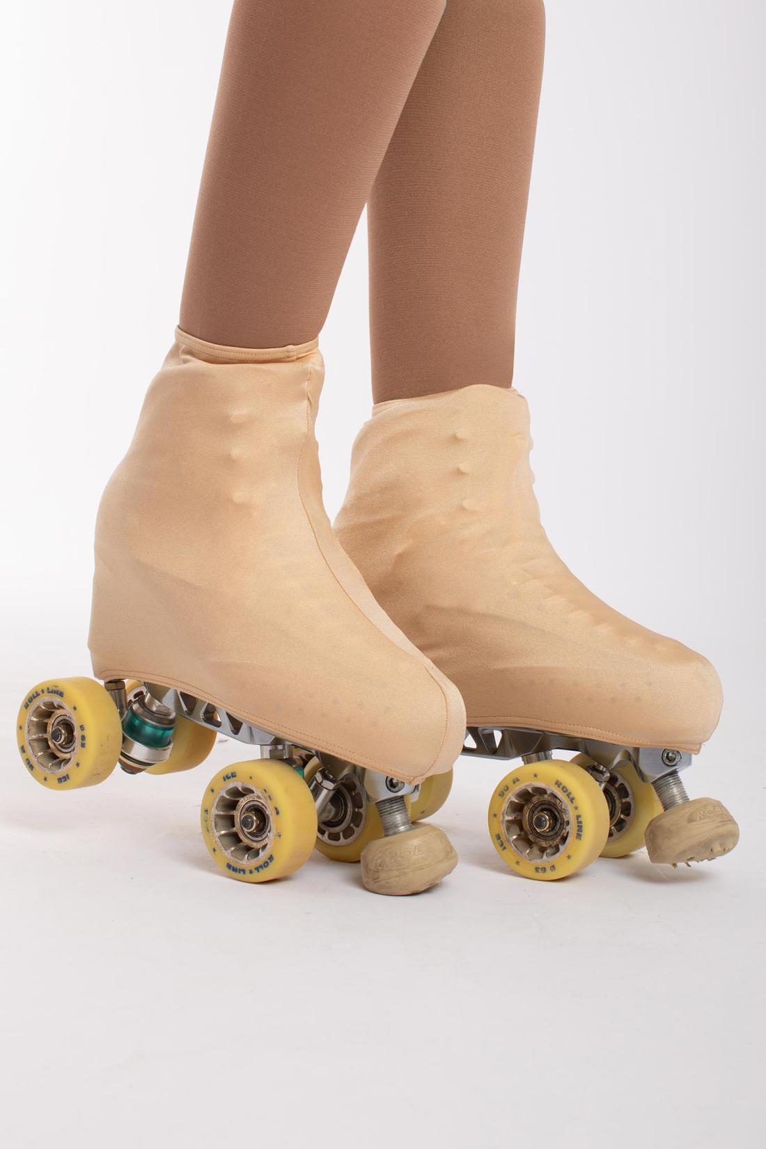 Figure Skating boot covers shiny Lycra fabric Intermezzo Dance