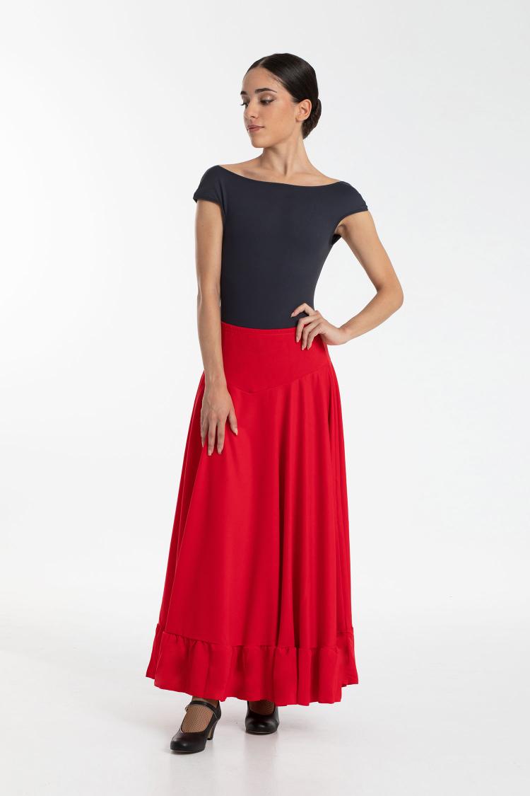 Falda de flamenco y ensayo - Falda flamenca negra 2023