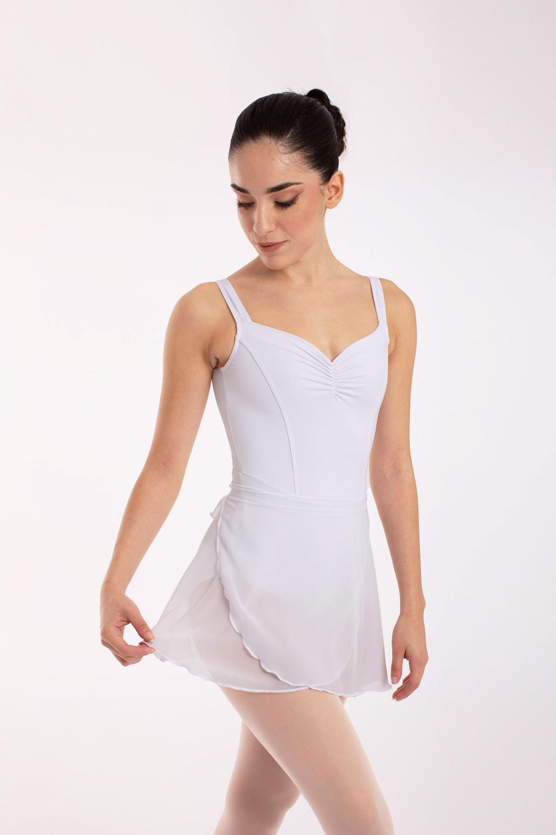 Falda Ballet Giselle cruzada con cintas y tejido de gasa de Intermezzo