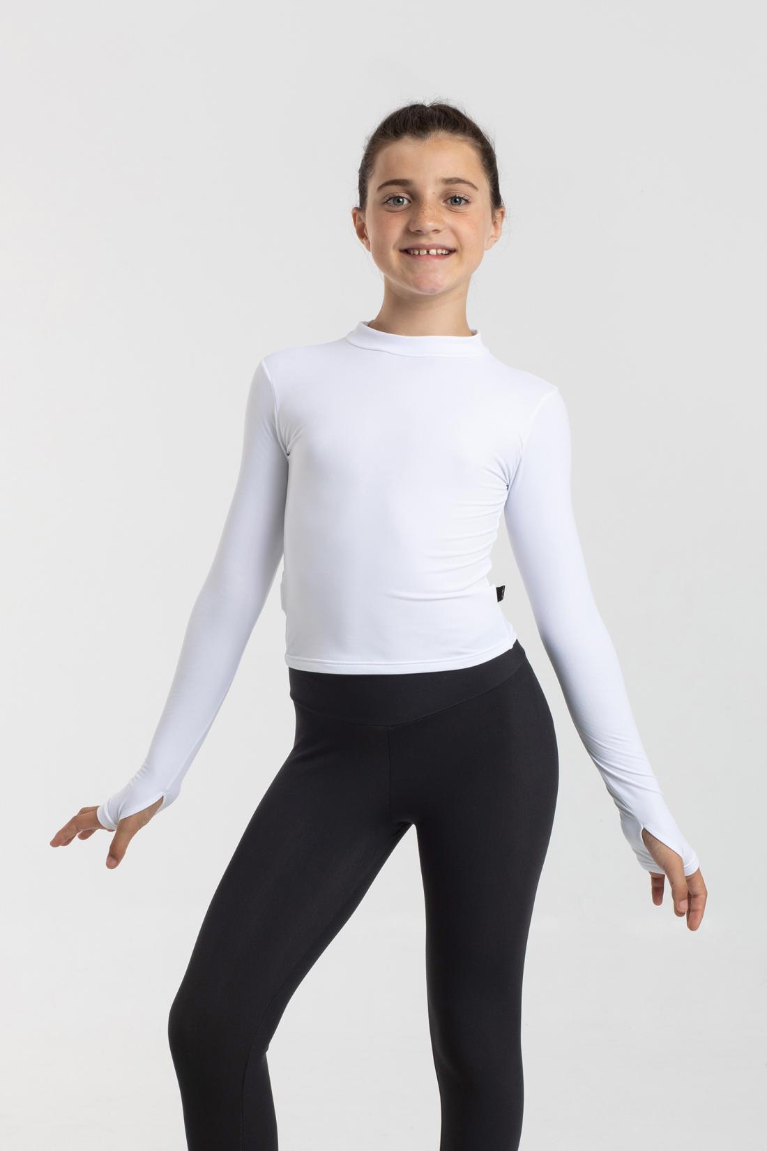 Cintia fitted long-sleeved turtleneck shirt with brushed fabric inside for Figure Skating Intermezzo